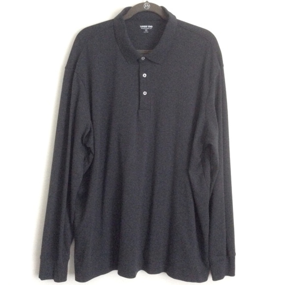 EUC Lands’ End Men’s 100% Cotton Natural Fibers Polo XXL